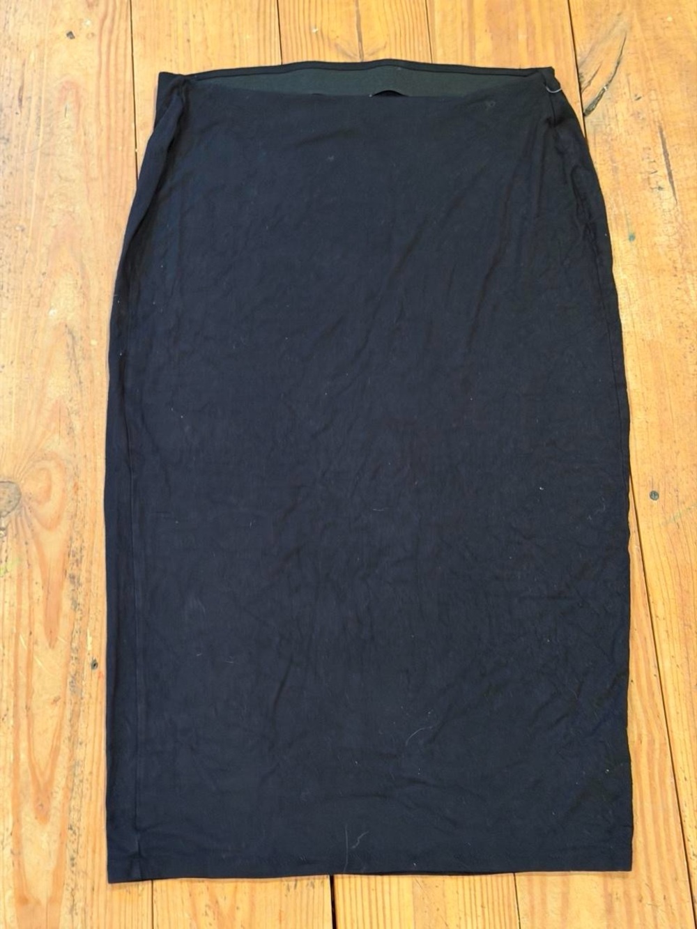 Black Midi Pencil Skirt
